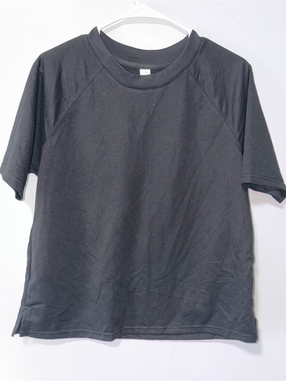 just be Charcoal Crewneck Tee